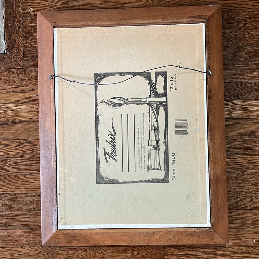 Vintage Original Floral Painting - Picture 5 of 6